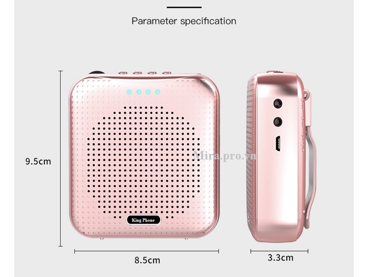 thiết kế của máy trợ giảng King Phone KP 330